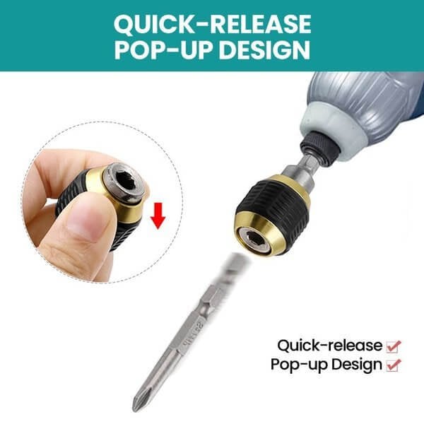 (๐2024 New Year Hot Sale๐)Quick-release Hexagon Drill Bit Coupling