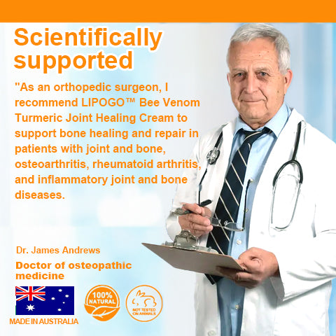 👑👑LIPOGO™ Bee Venom & Turmeric Arthritis Treatment Cream (👩🔬Specialized in Orthopedic Conditions and Joint Pain👩🔬)