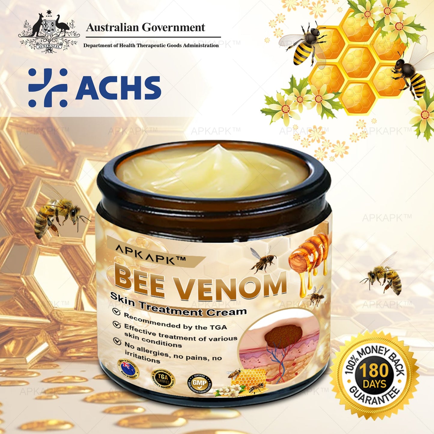 ๐๐๐๐๐๐โข Bee Venom Comprehensive Cream (Suitable for all ages & TGA recommends)๐ฅ๐ฅ