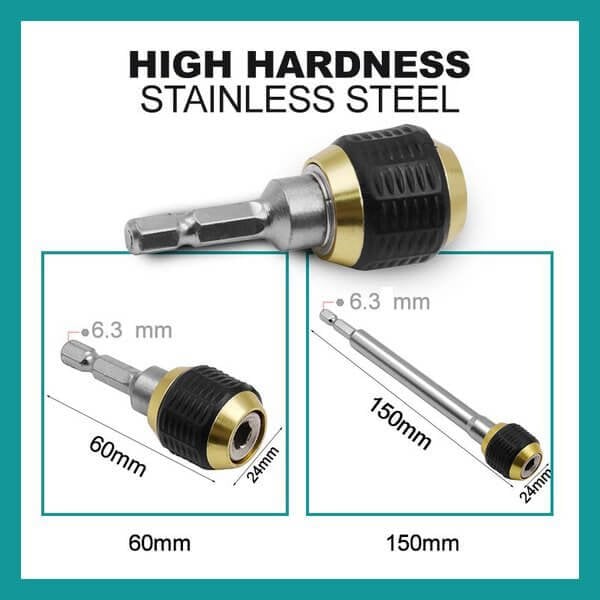 (๐2024 New Year Hot Sale๐)Quick-release Hexagon Drill Bit Coupling