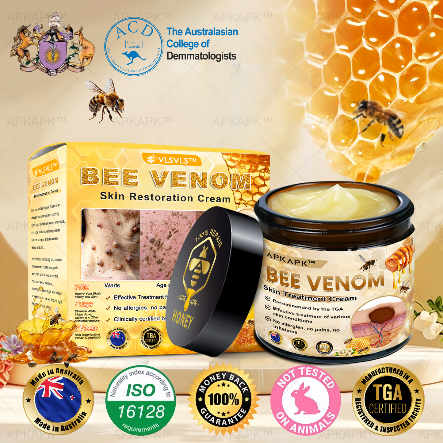 ๐๐๐๐๐๐โข Bee Venom Comprehensive Cream (Suitable for all ages & TGA recommends)๐๐ฏ